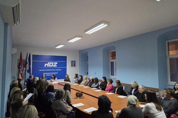 NEVENKA MARINOVIĆ PONOVNO IZABRANA ZA PREDSJEDNICU ŽO ZAJEDNICE ŽENA "KATARINA ZRINSKI" ZADARSKE ŽUPANIJE