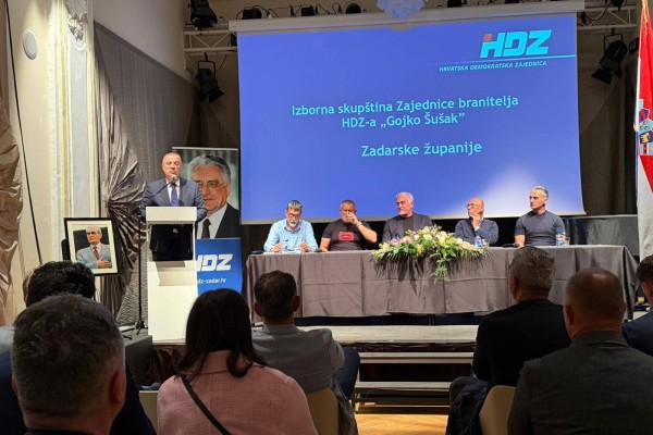 Tomislav Zelić ponovno izabran za predsjednika ŽO Zajednice branitelja HDZ-a &bdquo;Gojko &Scaron;u&scaron;ak&ldquo; Zadarske županije