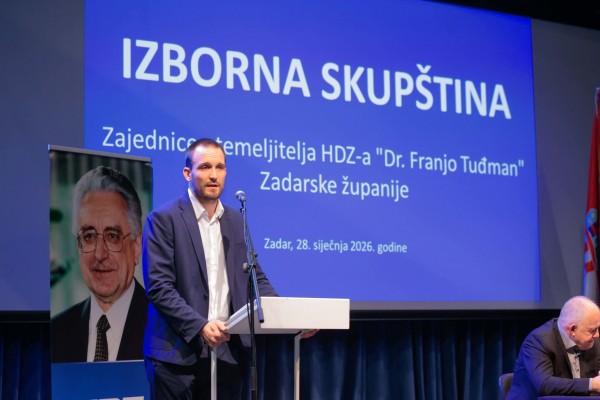 Stanko Batur ponovno izabran za predsjednika utemeljitelja HDZ-a Zadarske županije: Utemeljitelji su imali hrabrost slijediti viziju