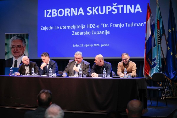 Stanko Batur ponovno izabran za predsjednika utemeljitelja HDZ-a Zadarske županije: Utemeljitelji su imali hrabrost slijediti viziju